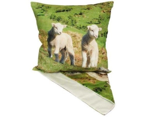 Cushion Cover - Lambs in Field