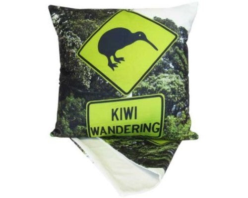 Cushion Cover - NZ Kiwi Wandering