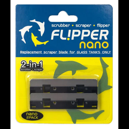 Aquatic Magnet Cleaner Flipper Nano - S/S Blade - 2pk