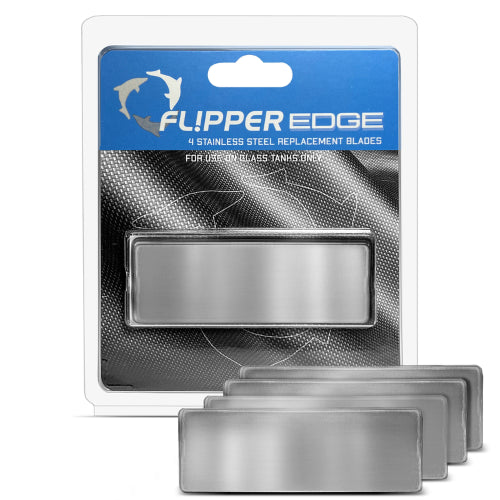 Aquatic Magnet Cleaner Flipper Edge S/S Blades - 4pk