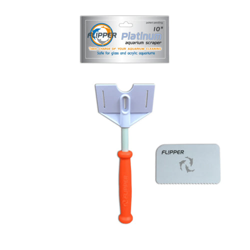 Aquatic Glass Cleaning Flipper Platinum Scraper 25cm
