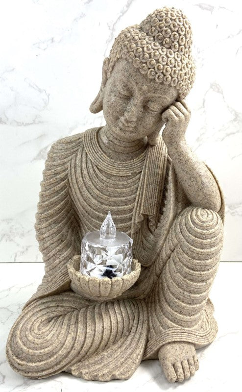 Ornament - Resting Buddha Candle Holder (16 x 13 x 24.50cm)
