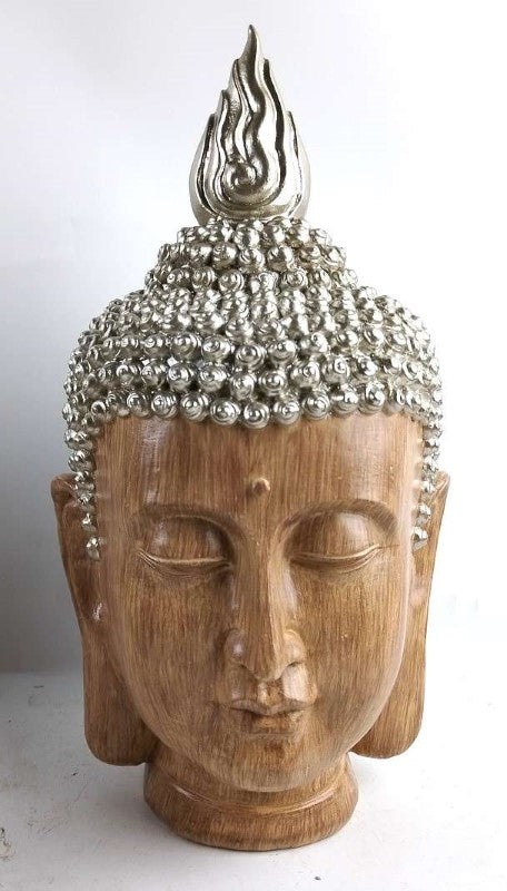 Ornament - Buddha Head (21.50 x 20.50 x 39cm)