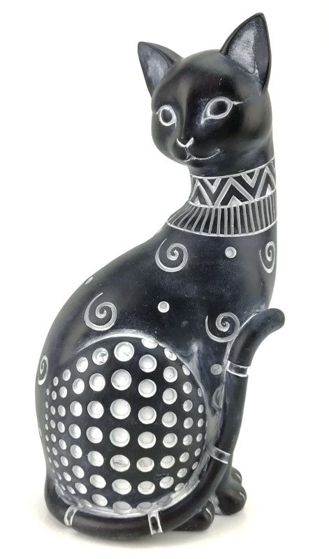 Ornament - Cat Black (12 x 9 x 24.50cm)