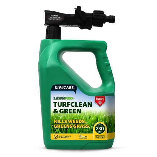 Herbicide- Kiwicare LawnPro Turfclean & Green (2L Hose Pack)