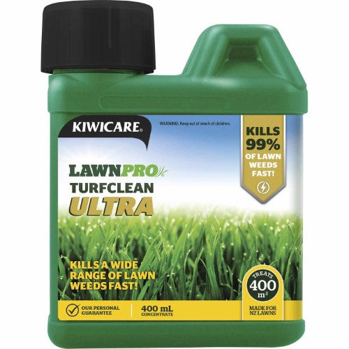 Herbicide- Kiwicare LawnPro NPD Turfclean Ultra Conc (400ml)