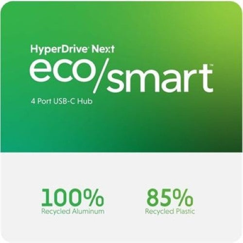 Targus HyperDrive EcoSmart Gen.2 Universal USB-C 4-in-1 Hub (HD4001GL)
