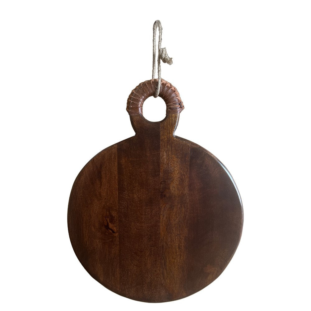 ARTISAN PLATTER SERVING BOARD 45X35X1CM - DARK OAK