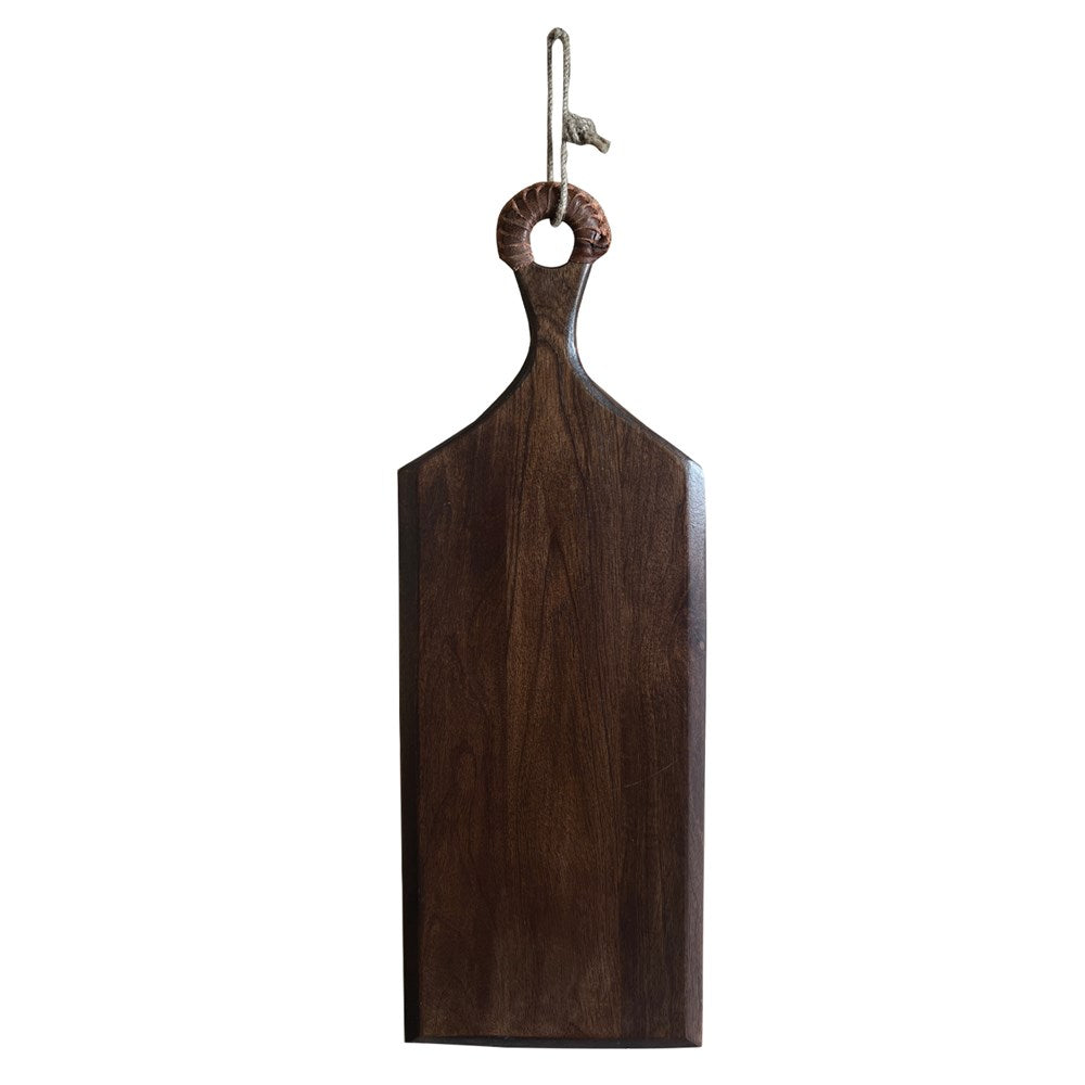 ARTISAN PLATTER SERVING BOARD 72x26x1CM - DARK OAK