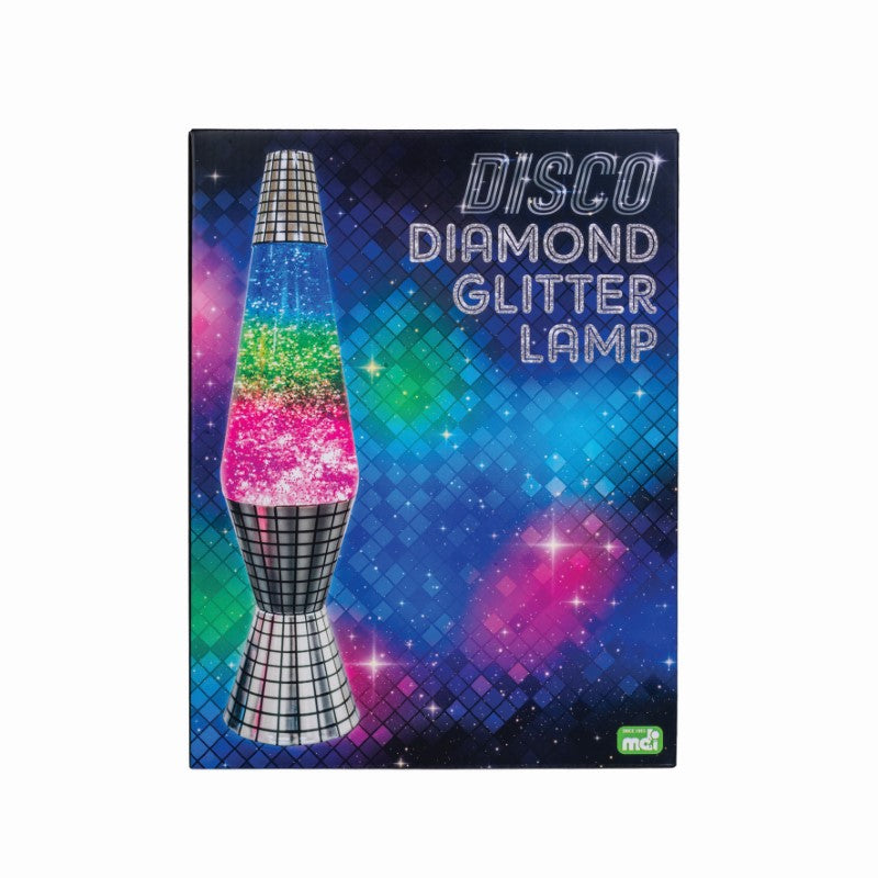 Glitter Lamp - Disco Mirror Diamond (9.2 x 9.2 x 36cm)