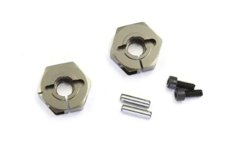 Kyosho Part - Clamp Wheel Hub (2) Gunmetal