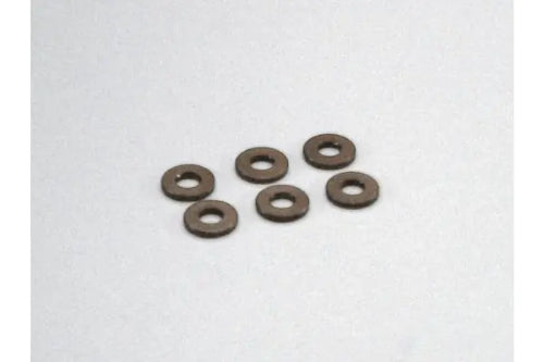 Kyosho Part - Alum. Collar 1mm Gunmetal (6)