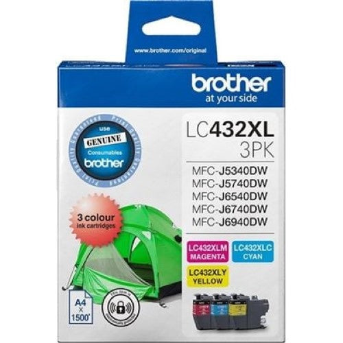 Brother LC432 XL CMY Pack (LC432XL3PKS)