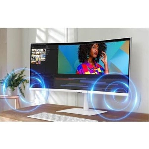 Samsung 34 UWQHD 1000R 100Hz Speakers white (LS34C650TAEXXY)