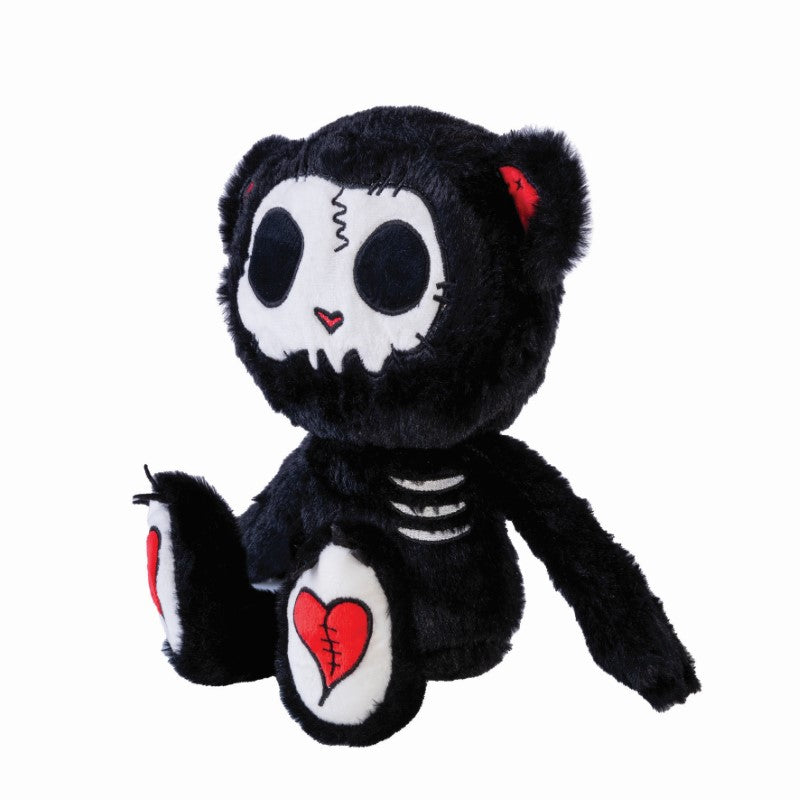 Plush - Gus Fink's Grim the Stitch Bear Gooli Black (15 x 10 x 35cm)