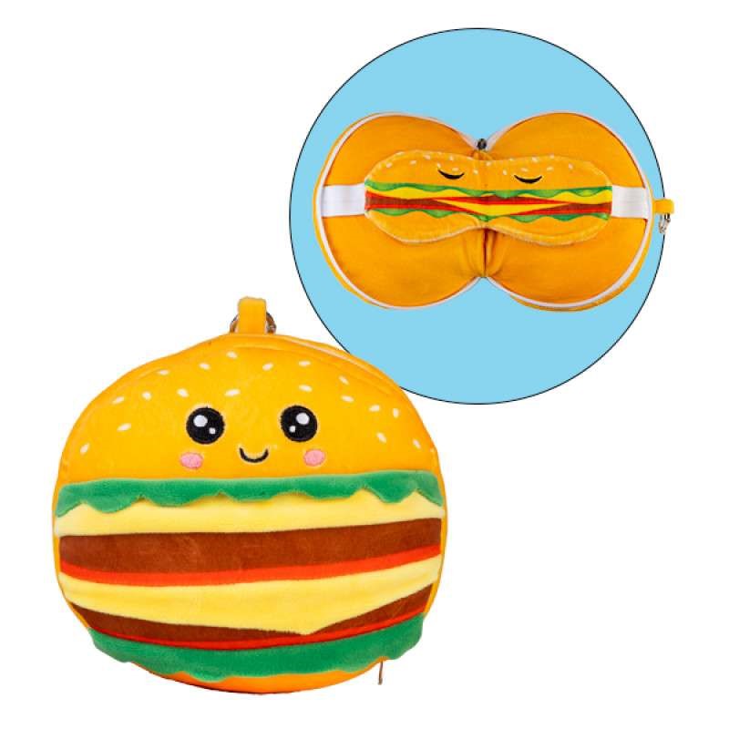 Travel Mask & Pillow - Smoosho's Pals Burger