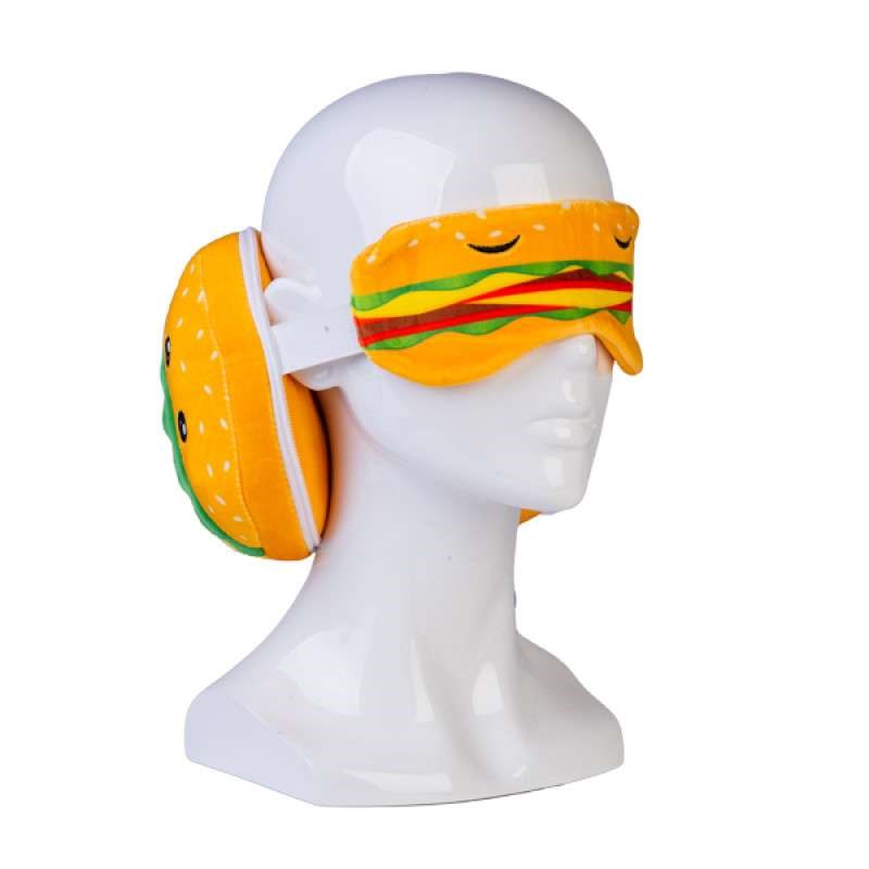 Travel Mask & Pillow - Smoosho's Pals Burger