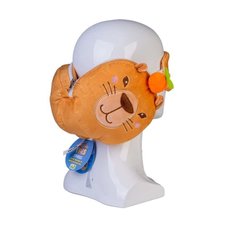 Travel Mask & Pillow - Smoosho's Pals Capybara