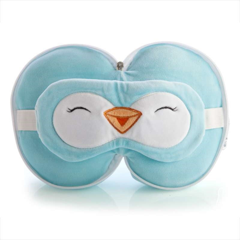Travel Mask & Pillow - Smoosho's Pals Penguin