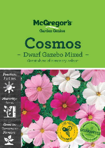 McGregor's Cosmos Gazebo Mixed Flower Seed Packet
