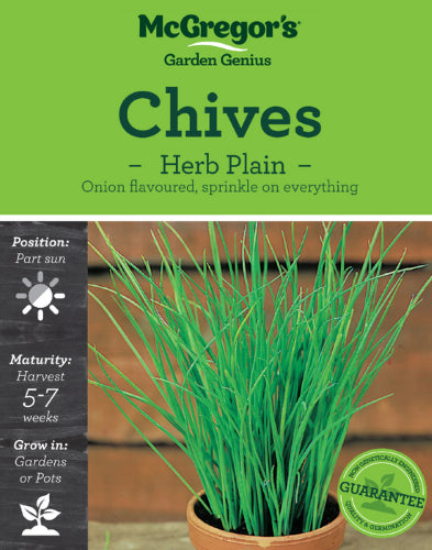 McGregor's Herb Chives Plain Vegetable Seed Packet