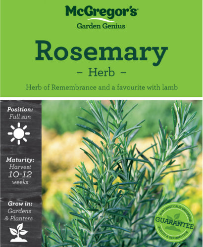 McGregor's Herb Rosemary Seed Packet