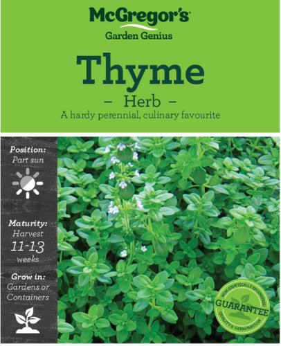 McGregor's Herb Thyme Seed Packet