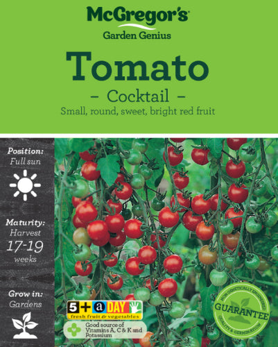McGregor's Tomato Cocktail Vegetable Seed Packet