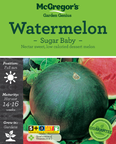 McGregor's Water Melon Sugar Baby Vegetable Seed Packet