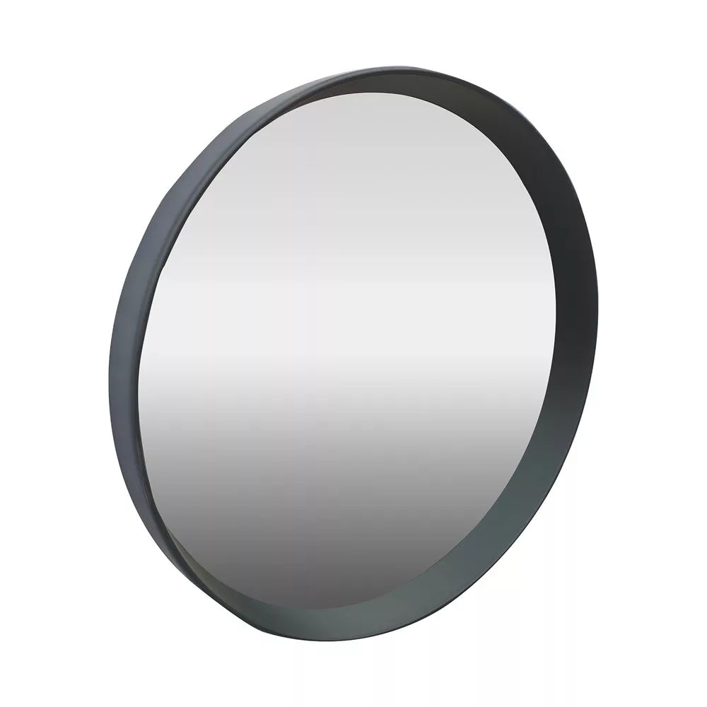 AURA BEVELED WALL MIRROR MATT BLACK 95X95X9CM