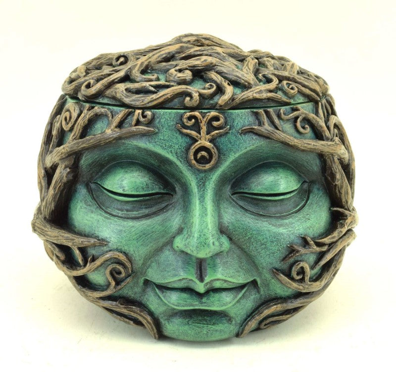 Trinket Box - Mystical Tree Spirit (13 x 13 x 10.5cm)