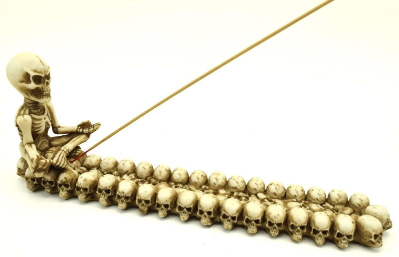Incense Holder - Skeleton Yoga (28.3 x 7 x 10.3cm)
