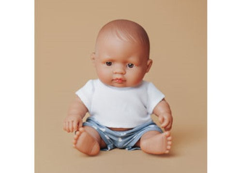 Miniland -My Friends & Me Latin Boy Baby Doll 21Cm