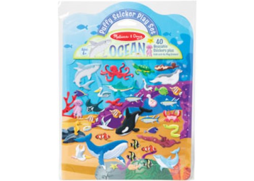 Melissa & Doug - Reusable Puffy Sticker Play Set - Ocean