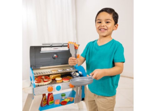 Melissa & Doug - Deluxe Grill & Pizza Oven Play Set