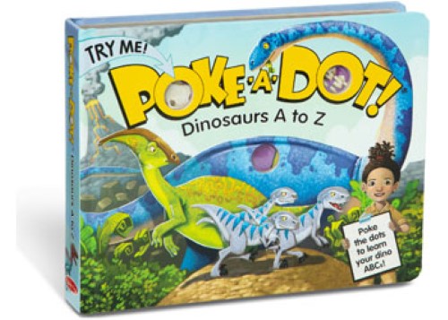 Melissa & Doug - Poke-A-Dot - Dinosaurs A to Z Book