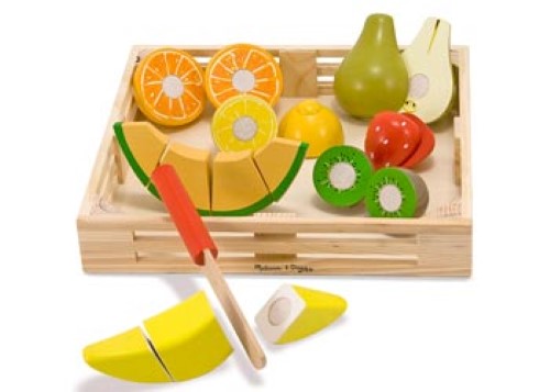 Melissa & Doug - Cutting Fruit Crate