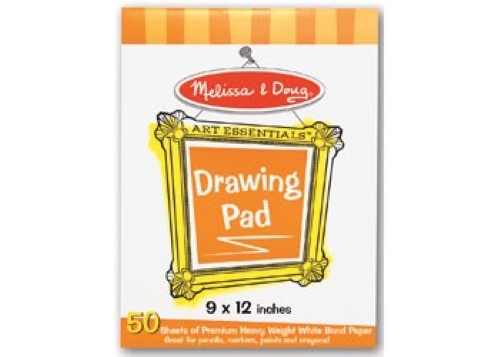 Melissa & Doug - Drawing Paper Pad 9x12" - 50 Sheets