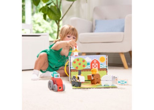 Melissa & Doug - Blockables Farm Play Set