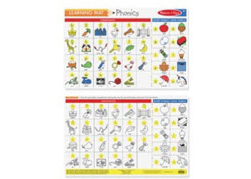 Melissa & Doug - Phonics Write-A-Mat Bundle of 6