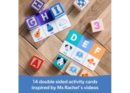 Ms. Rachel Blocks + Activity Cards