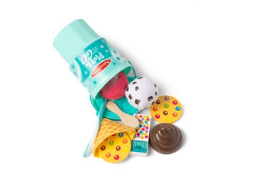 Melissa & Doug - Play to Go - Ice Cream Play Set