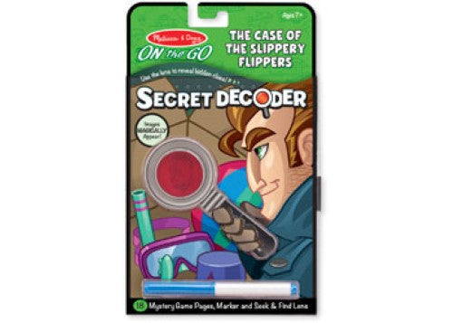 Melissa & Doug - On The Go - Secret Decoder - Slippery Flippers