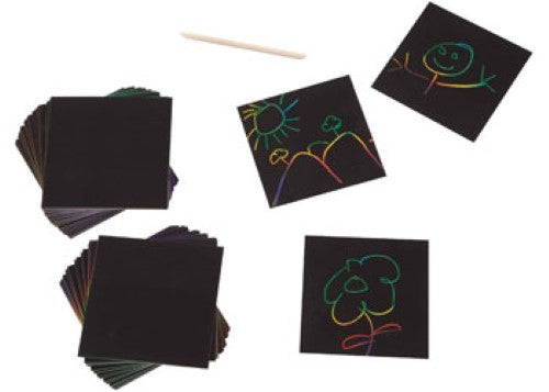 Melissa & Doug - Scratch Art Rainbow Mini Notes Box