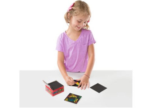 Melissa & Doug - Scratch Art Rainbow Mini Notes Box