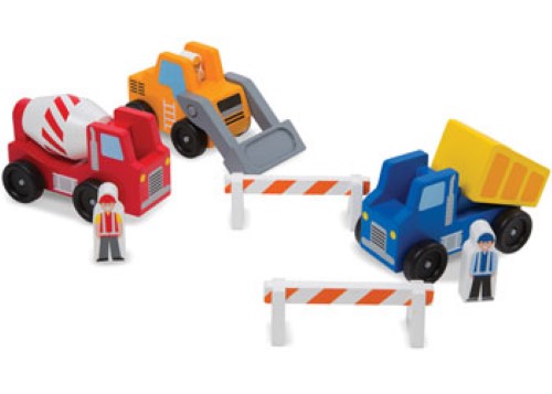 Melissa & Doug - Construction Vehicle Set