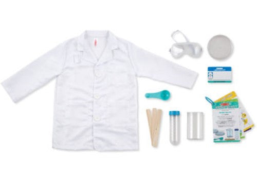 Melissa & Doug - Scientist Costume Set - Pack of 3 - Smartfox