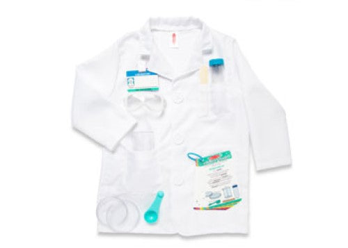 Melissa & Doug - Scientist Costume Set - Pack of 3 - Smartfox