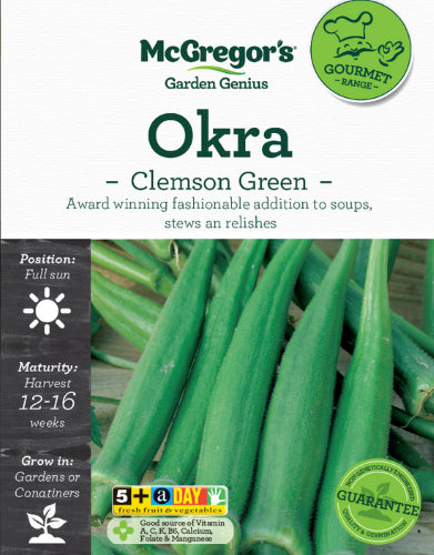 McGregor's Okra Clemson Green Packet