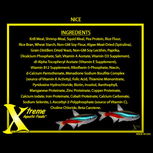 Aquatic Food Xtreme NICE - 1.5mm Colour Enhancer Pellet 140g